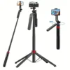Portable camera tripod with wireless remote control and 360 ° rotation for video recording, video recording, and live streaming 3 Portable camera tripod with wireless remote control and 360 ° rotation for video recording, video recording, and live streaming 3