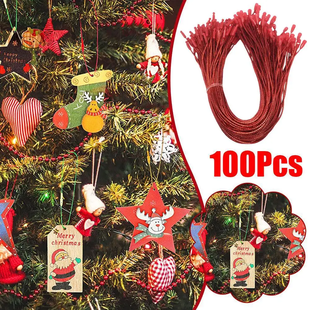 

Christmas Ornaments Hanger String Ornament Hook Ropes Precut String With Snaps Locking For Christmas Tree Holiday Party Han D8E6