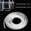 Aquarium 1m/3m/5m/10m Oxygen Pump Hose Air Bubble Stone Aquarium Fish Tank Pond Pump Tube 4*6mm White Color D2 1