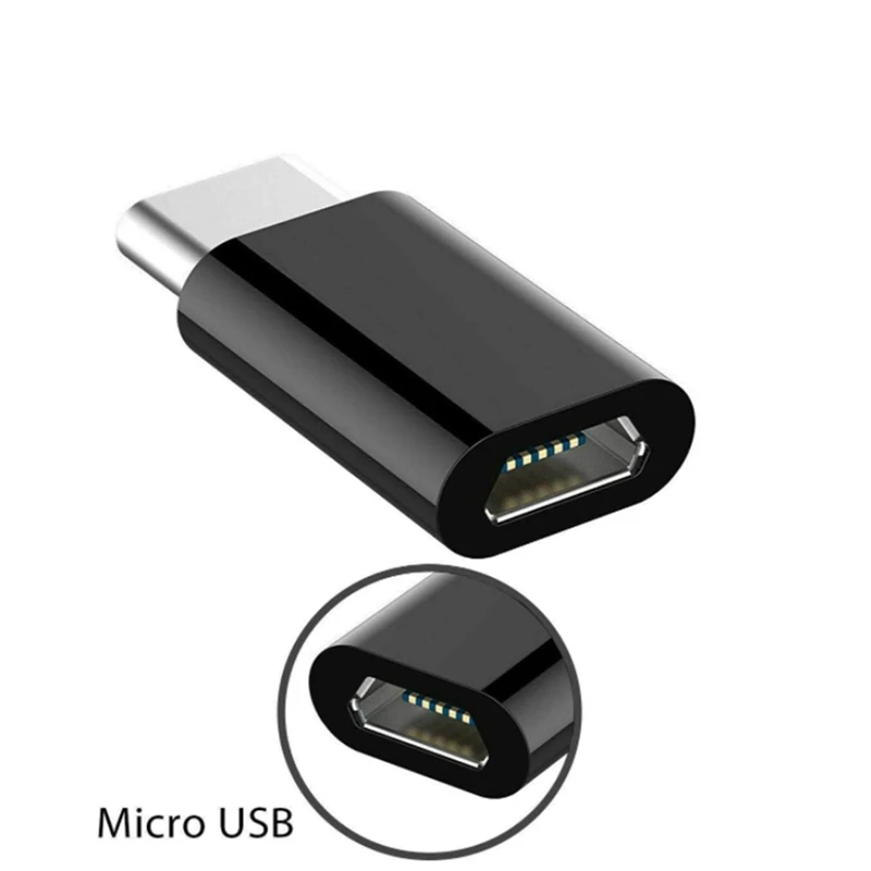 마이크로 USB-USB C 어댑터, 미니-타입 C 충전 어댑터, USB C 타입 어댑터 변환 커넥터, 저항 포함