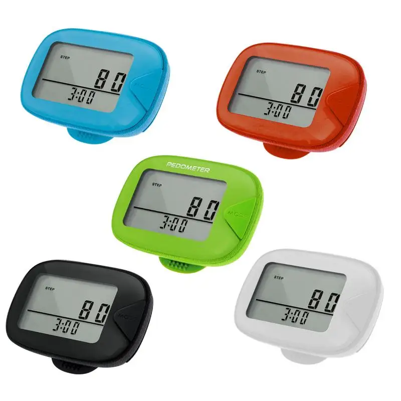 Pedometer For Walking Step Counter With Display And Clip Portable Pedometer With Clip Accurate Step Counter Calorie