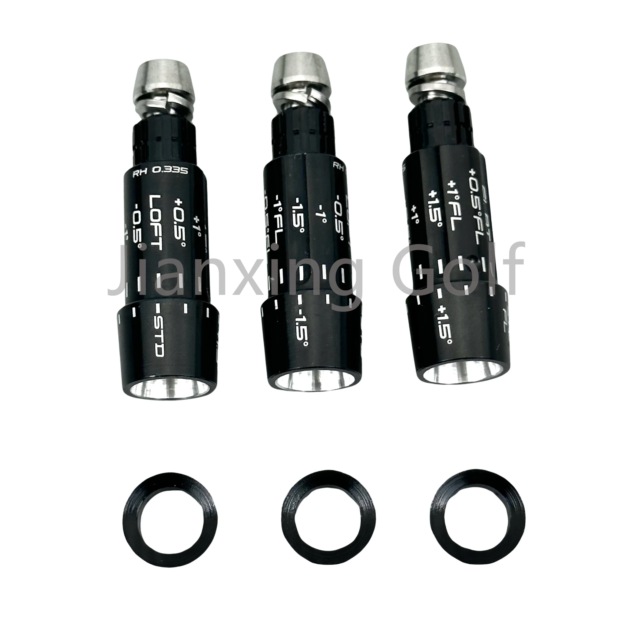 Golf Shaft Adapter Sleeve Replacement Fit Srixon ZXi Driver Fairway Wood Club Head Tip Size 0.335 and 0.350 2