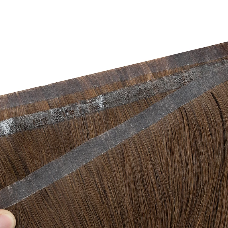 Human Hair Extensions Seamless Natural Tape Weft Long PU Skin Weft Tape 80cm Long Bundles