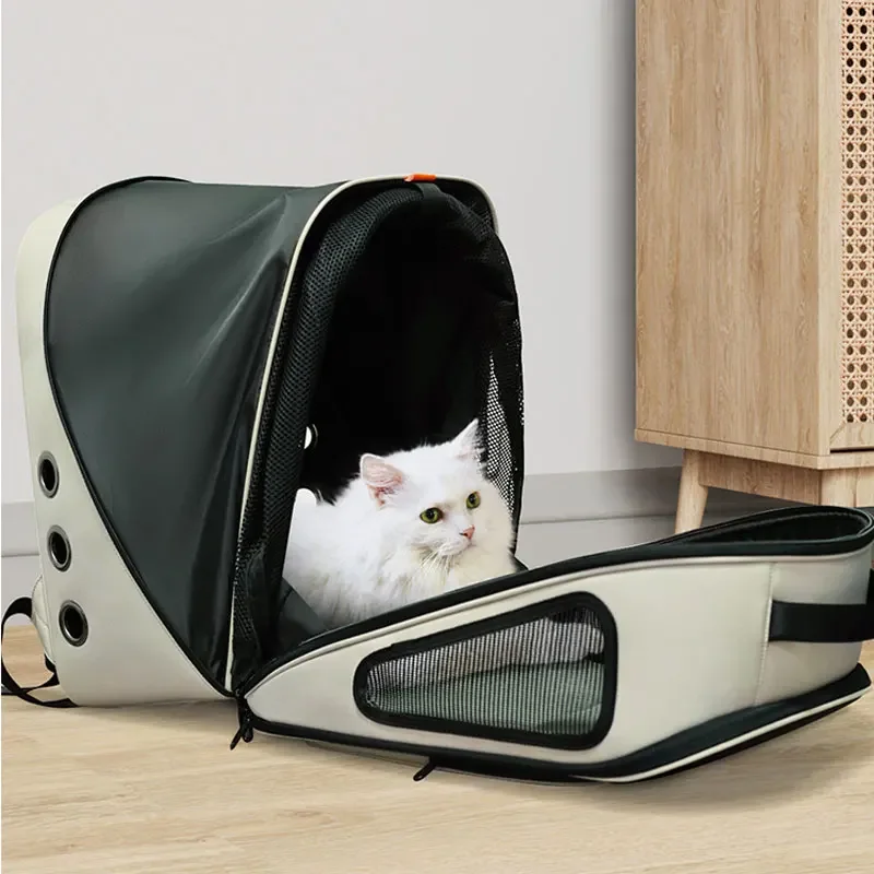 Pet Cat Carrier Bag Outdoor Travel Backpack for Cats Small Dogs Portable Breathable Cat Carrying Bag Transport Pet Supplies