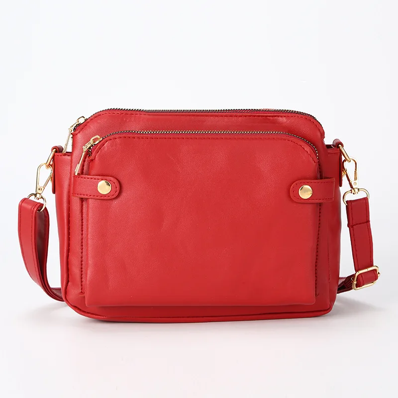 Sac bandoulière bleu marine multi poches