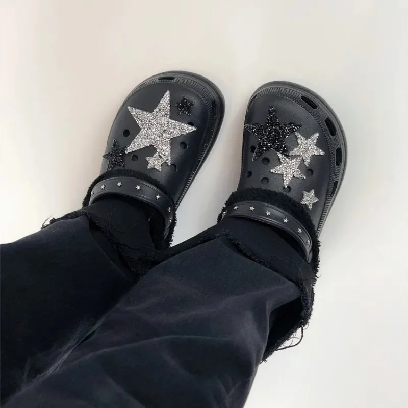 

Bling Star Shap Croc Charms Luxury Rhinestone Croc Charms Designer Fashion Charms for Croc DIY High Qualityfor Girls Gift