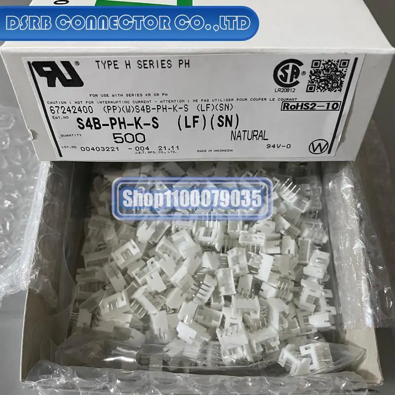 

500pcs/lot new and original S4B-PH-K-S 4P 2.0MM