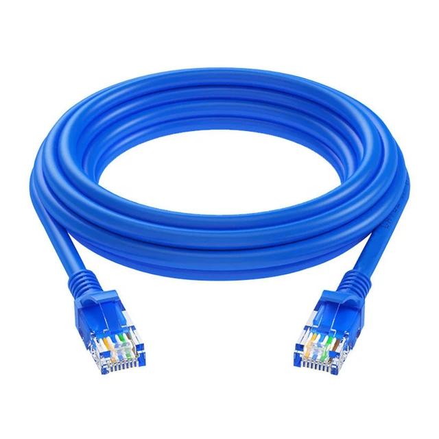 Câble Réseau Ethernet RJ45 Cat5e UTP Bleu - 0,6m -  France