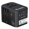 Universal Travel Adapter International Plug Adapter with 3 USB-C PD Fast Charging and 2 USB-A Quick Charger Worldwide Adaptor f 1