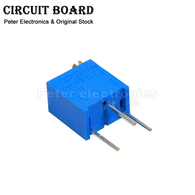 Multiturn Potentiometer 10pcs 3266W 3266 102 202 1M Multiturn Adjustable Trimpot Trimmer Resistor Potentiometer 1K 2K 5K 10K 20K 50K 100K 200K icpart