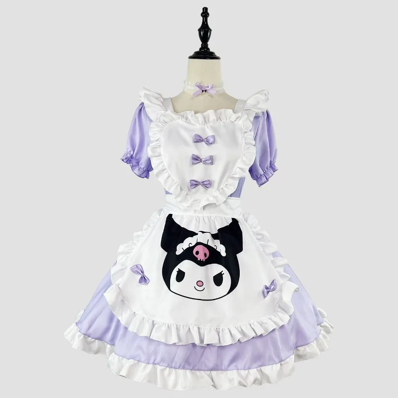 

Japanese Style Gothic Lolita OP Dress Women Victorian Sweet Bow Bunny Ear Apron Cosplay Maid Dresses Harajuku Y2k Party Dresses