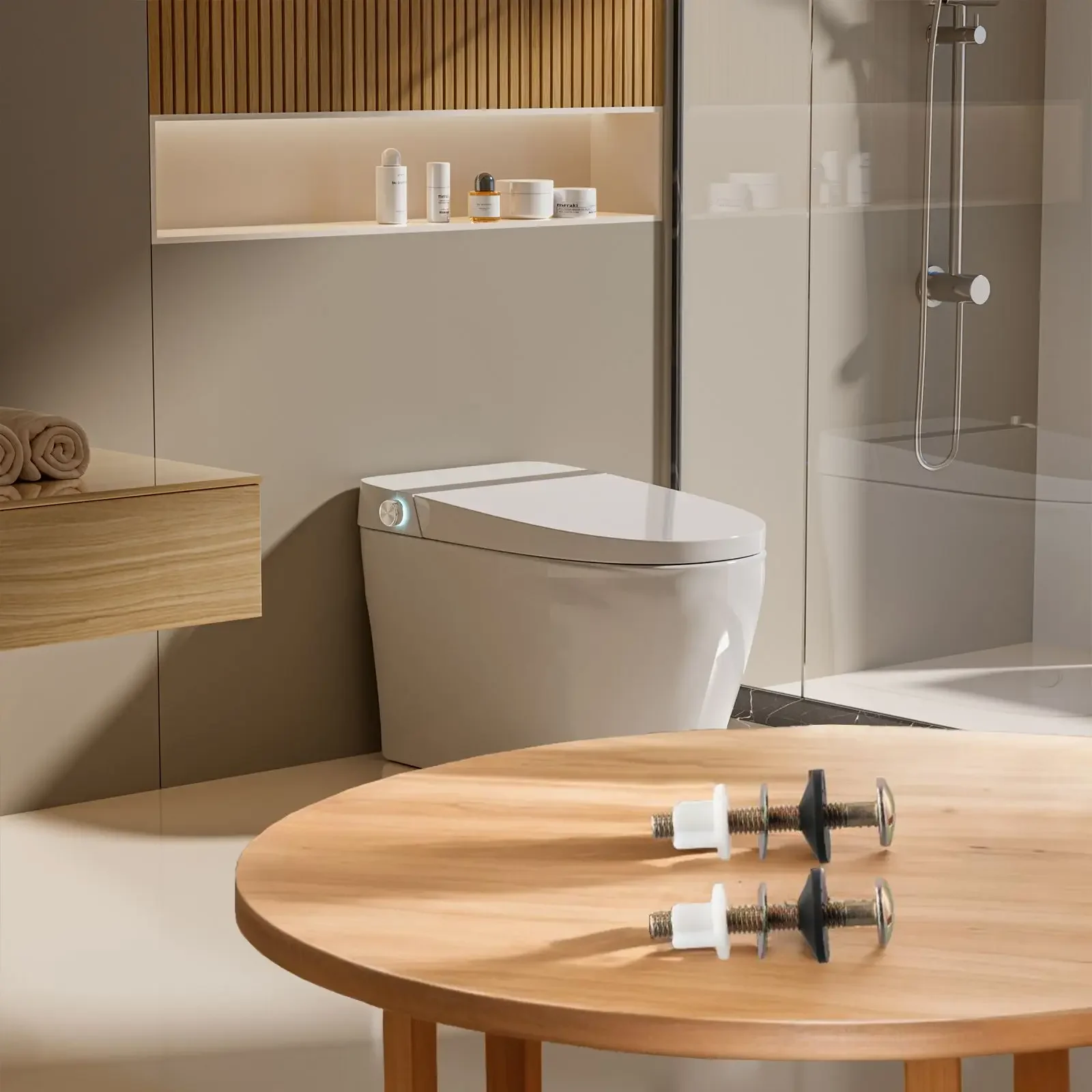 New Toilet Hinge Close Coupling Bolts Nuts Toilet Bolt Coupling Bolt Plastic Rubber Bathroom For