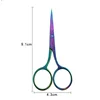 1Pcs Eyebrow Scissor Makeup Eyelash Trimmer  Facial Hair Remover Manicure Scissor Nail Cuticle Tool Beauty Scissors 6