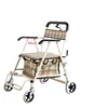 The elderly push wide Walking Stick   shopping scooter, with a chair, a trolley walker dual-purpose vehicle  50cm 2