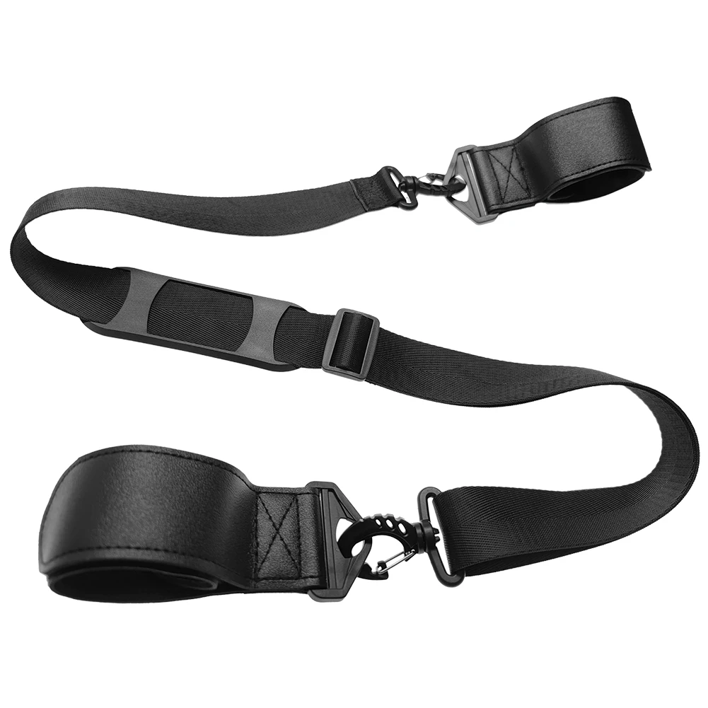 Ski Borad Shoulder Carrier Strap Adjustable Skiing Pole Shoulder Hand Carrier Leash Outdoor Sports Skiing Accessories