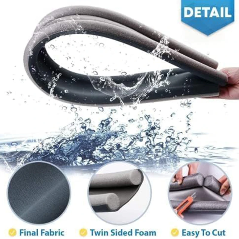 Door Seal Strip 93cm Flexible Wind Noise Reduction Stopper Under Door Blocker Anti Collision Dustproof Soundproof Strips