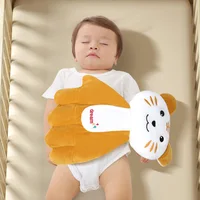 Baby Soothing Hand Palm Patter for Sleep Startle Prevention Infant Calming Sleepers Cartoon Animal Pillow for Newborns Girl Boy 2