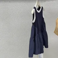 Robe Patchwork pour Fille, Tenue de Princesse Décontractée, Vêtement pour Enfant de 2 à 6 Ans 3