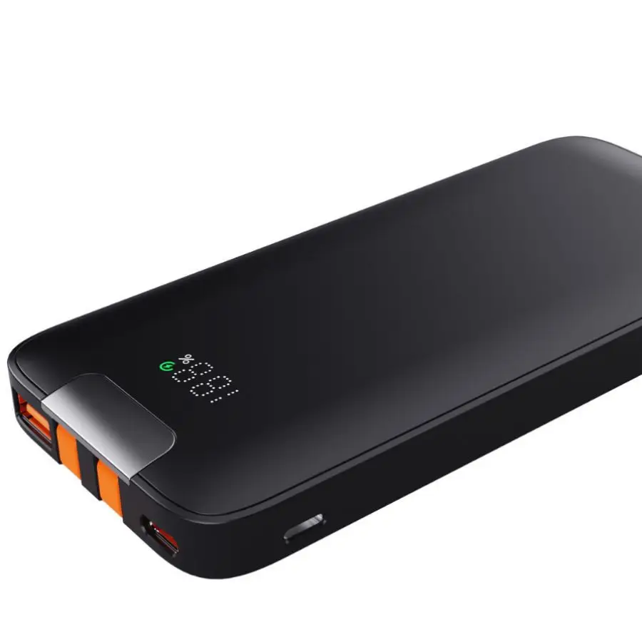 

Color screen light 10000mah large capacity charging bank PD22.5W bidirectional fast charge mobile power supply