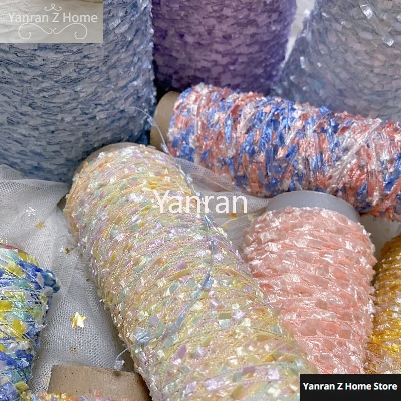 Featured Hand Mixed Yarn Distribution Line Dyed Macaron Single Side Toothbrush Yarn Flag Super Beautiful Sweater Scarf Wiring 2