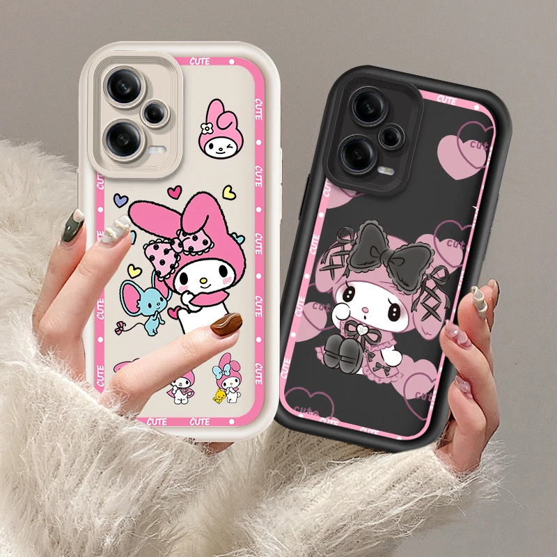Melody Cartoon Cool Per Redmi Note 13 12 11T 11S 11E 10S 10T 9 8 7 Pro Plus Lite Eye Ladder Phone Case