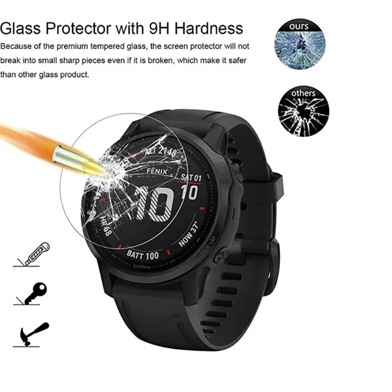 Custodia Protettiva TPU Per Garmin Fenix 6s Pro/Sapphire – Antigraffio E Morbida, Colore Blu - 2