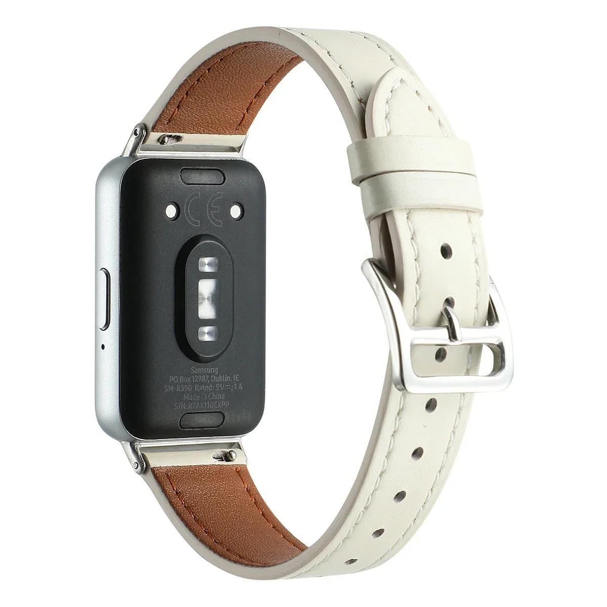 Leather Strap for Samsung Galaxy Fit 3 - Premium Smart Watch Wristband Bracelet Belt Accessory
