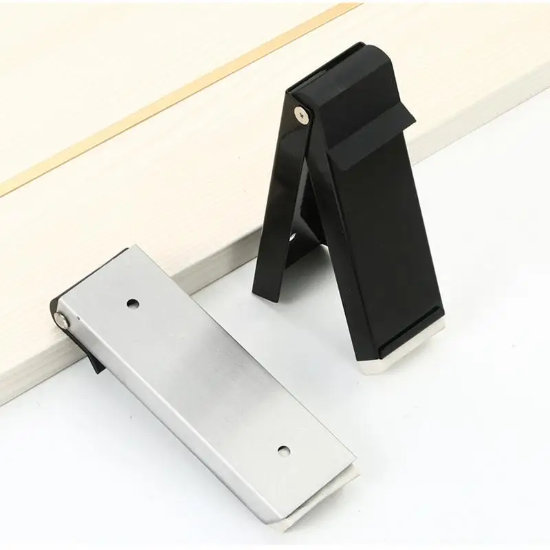 

Sturdy Door Stop Sound Dampening Kick Down Door Holder Self Adhesive Under Door Noise Stopper Magnetic No Drilling Door Stopper