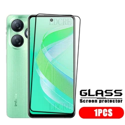 Premium Tempered Glass Screen Protector - 4 Pack, Full Cover, HD Clarity, 9H Hardness for Infinix Smart 8 (1 Front Glass)