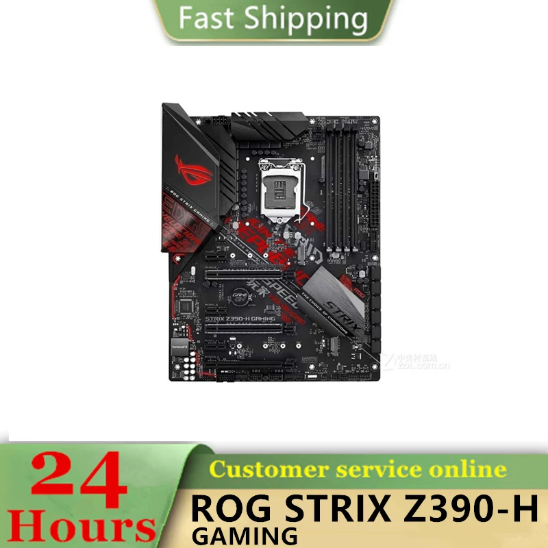 

Оригинальная игровая материнская плата ROG STRIX, б/у, LGA 1151 LGA1151 DDR4 64 Гб M.2 NVME USB3.0 SATA3, десктопная материнская плата