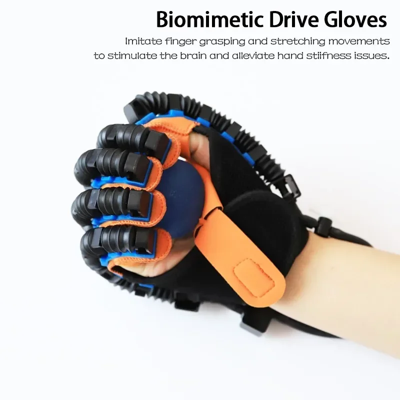 Rehabilitation Robot Gloves Finger Training Hand Exerciser for Stroke Hemiplegia Cerebral Infarction Left & Right Hand Therapy