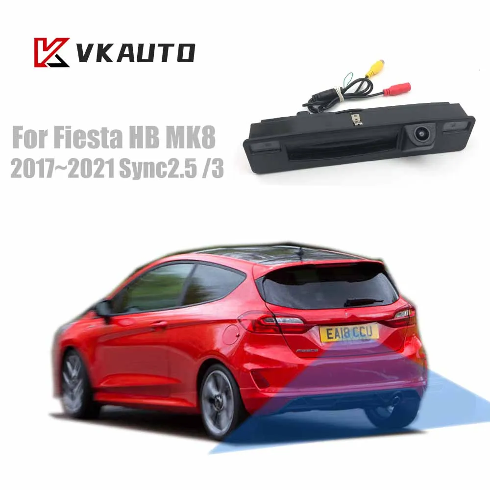 VKAUTOHDTrunkHandleCameraForFordFiestaMK8HB2017~2022/CCD/NightVision/BackupReverseCameraofSYNC2.5/3-AliExpress34