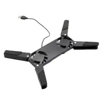Nouveau coussin de refroidissement pour ordinateur portable refroidisseur pour ordinateur portable support de coussin de refroidissement alimenté par USB 2 ventilateurs pour ordinateur portable universel 7 15 "1 support pour ordinateur portable 3