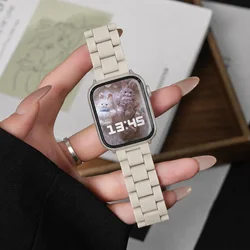 Rainbow Clear Slim Bracelet Strap for Women - Universal Smartwatch Band (590 Beige)