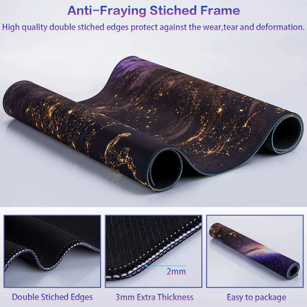 Black Deskmat Carpet Desk Accessories Laptop Gamer Mause Pad White Mouse Pad Large Mousepad 900x400 Office Tables mouse mats — view 6