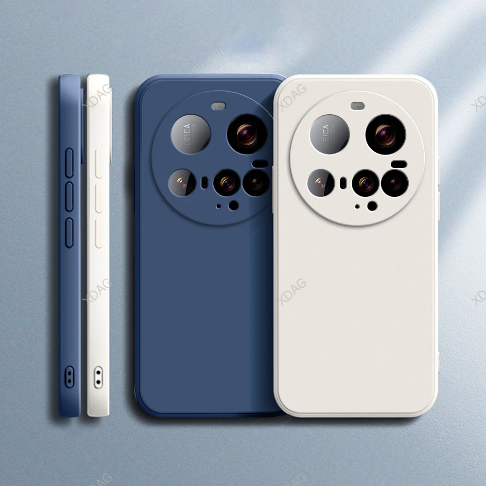 Premium Square Silicone Phone Case - Classic High-Quality Back Cover