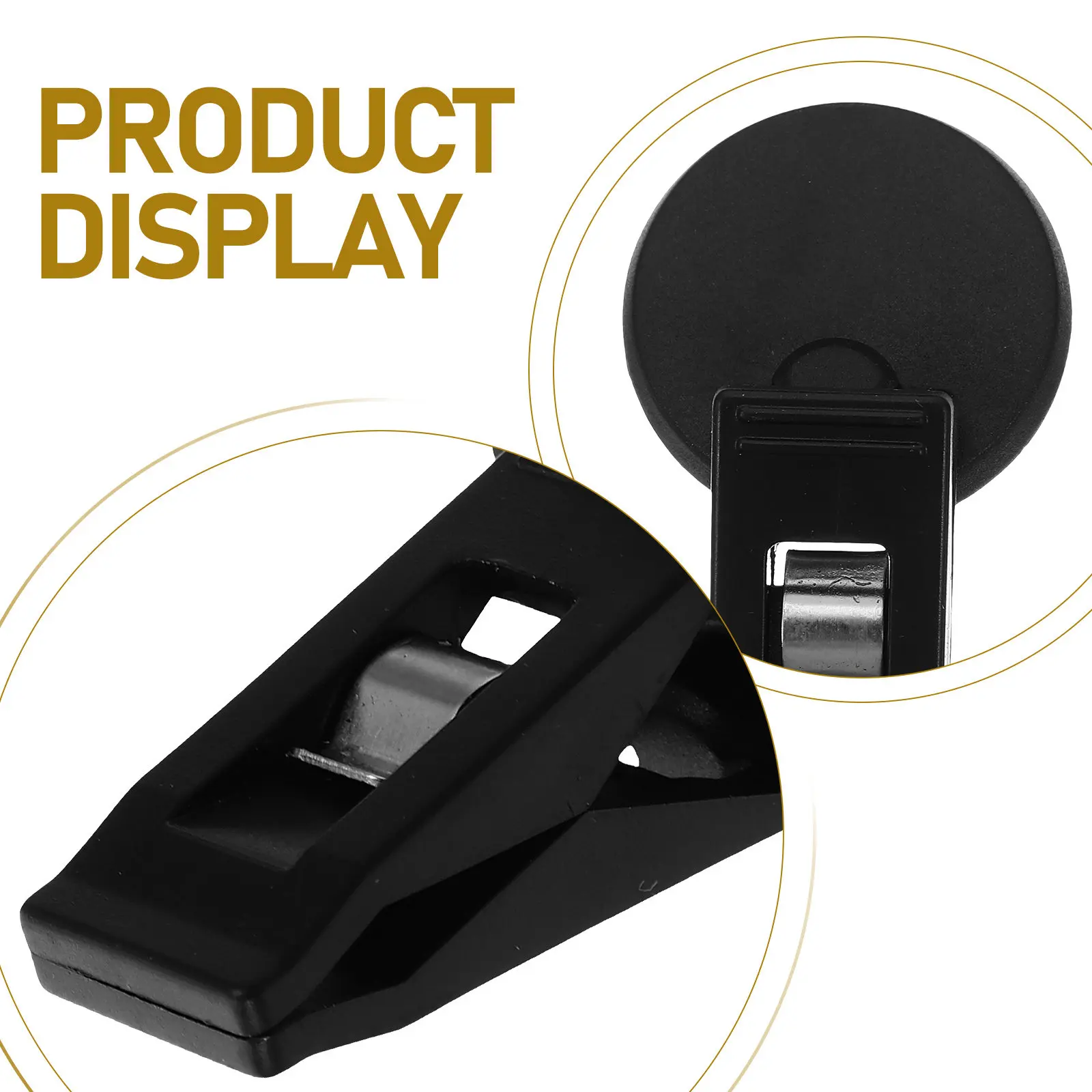 2Pcs 투명 다기능 티켓 홀더 플라스틱 클립 빌 주최자 자동차 차량 액세스 제어 메모 디스플레이