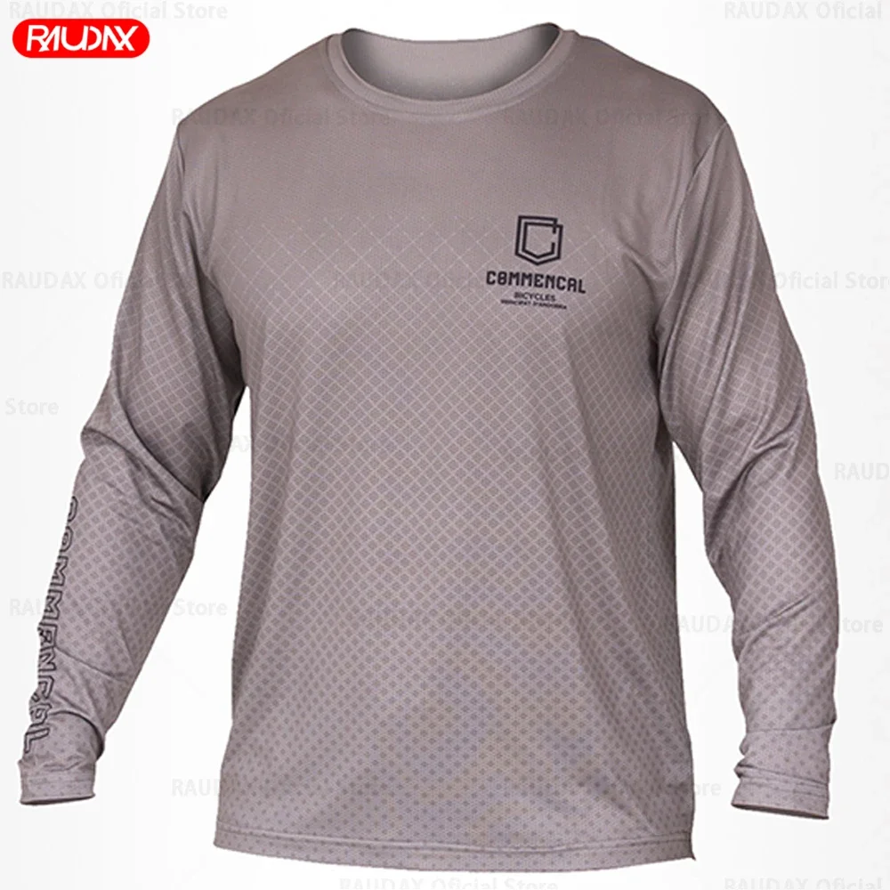 COMMENCAL Multicolor Cool Cycling Jersey Motocross Cycling Off Road Dirt Bike Riding MTB DH Men Racing Long Sleeve Shirt