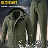 Keep Warm Winter Men'S Camouflage Velvet Coat Suit Outdoor Hik Mountaineering Camp Adventure Combat Hunting Cold Storage Jacket 5