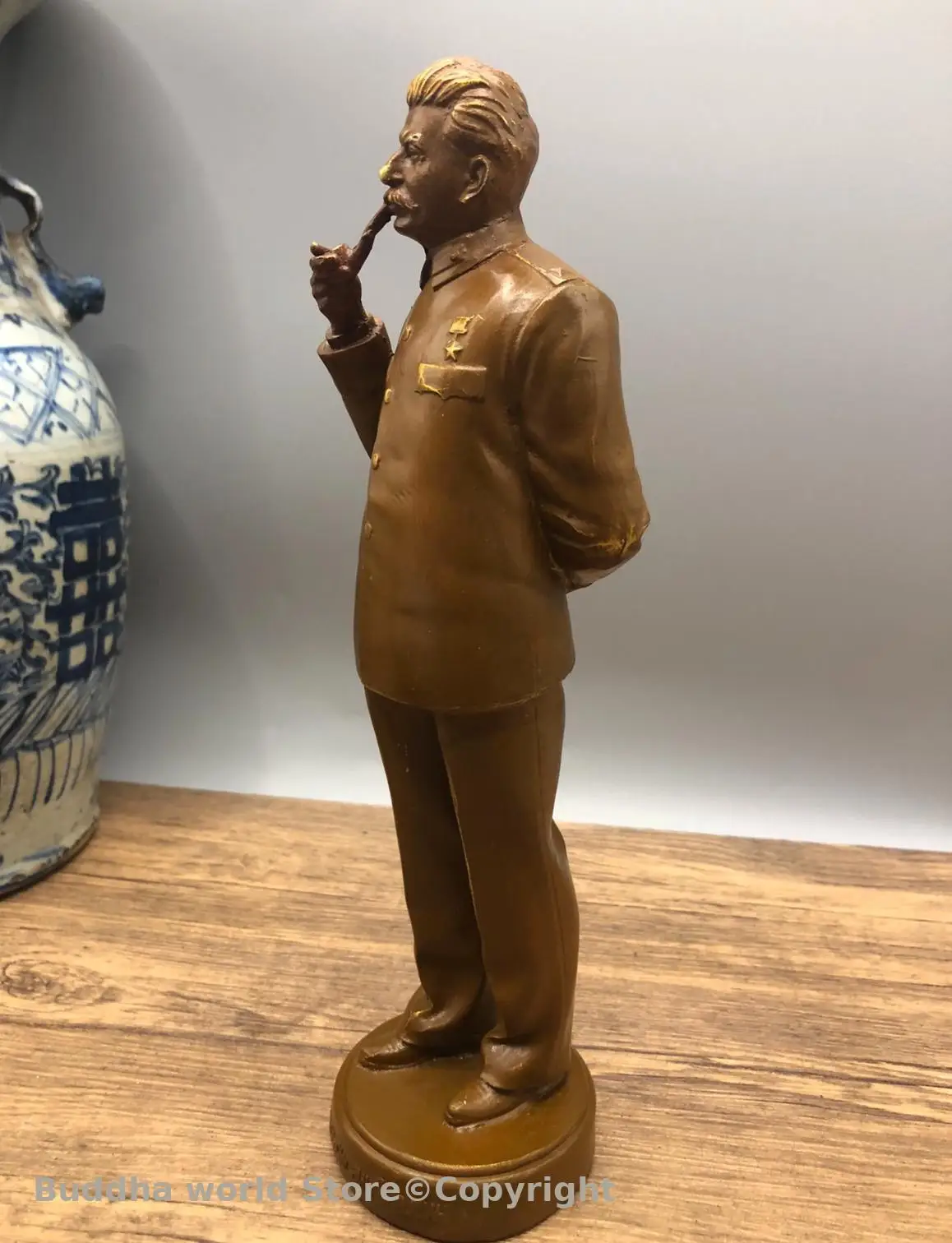 Collection World War II Soviet Russia leader Revolutionist Joseph Stalin Bronze sculpture statue Moscow Soviet Patriotic War 3