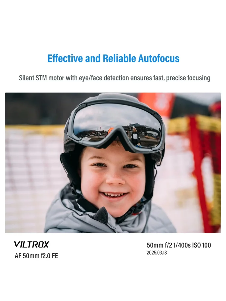 새로운 Viltrox AF 50mm F2.0 에어 풀프레임 카메라 렌즈 인물 사진 브이로그 프라임 렌즈 ( E 마운트 카메라 A7C2 ZV-E10ΩFX30 호환)