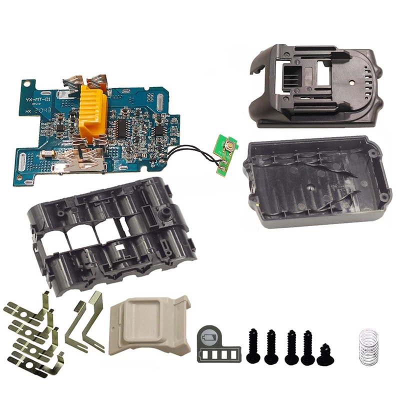 Caja de batería DIY, protección de celda única, detección BMS para batería de 18V, BL1830, BL1820, BL1815, BL1860B, LXT 400| | -