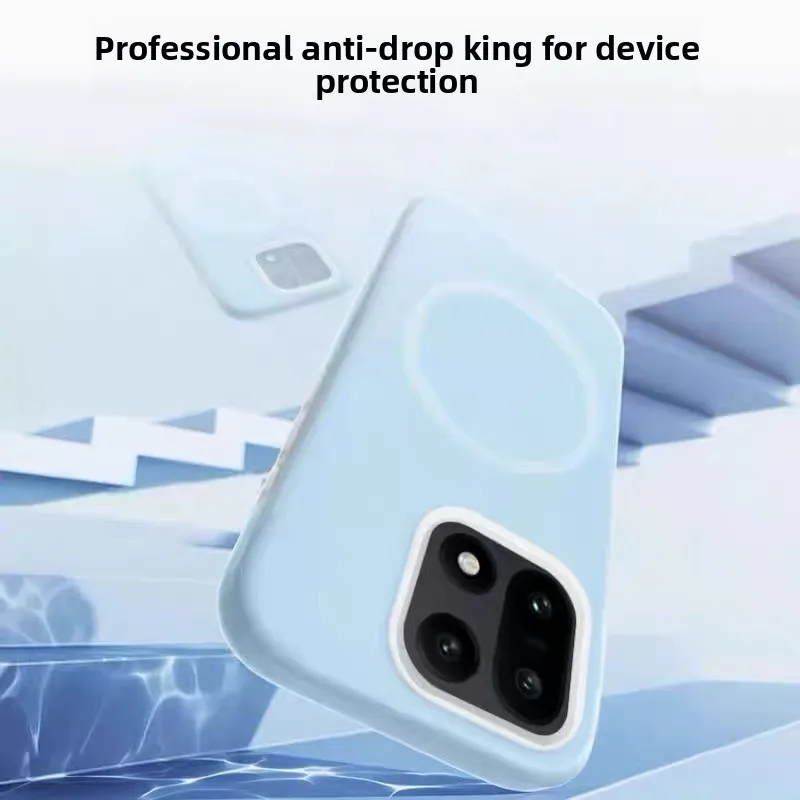 Skin-friendly Jelly Liquid Silicone Magnetic TPU Anti-fall Cover