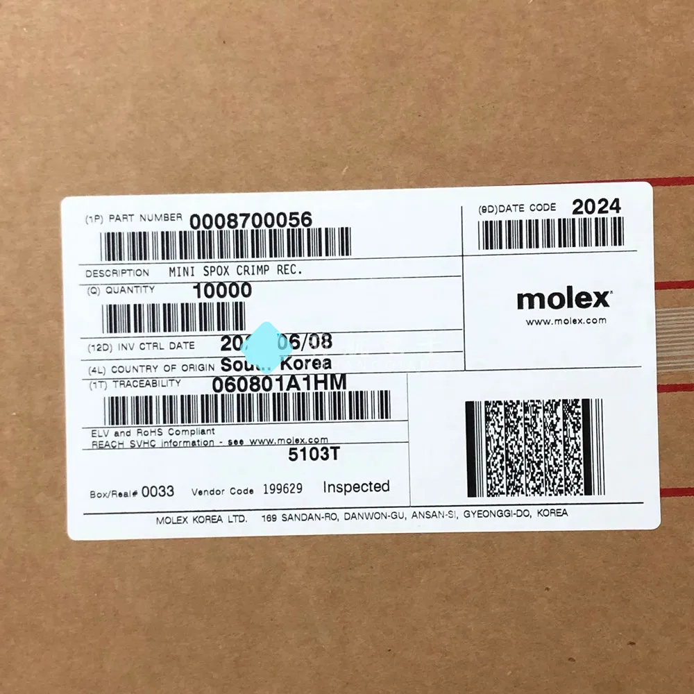 

8700056 10000 шт./рулон, из Molex
