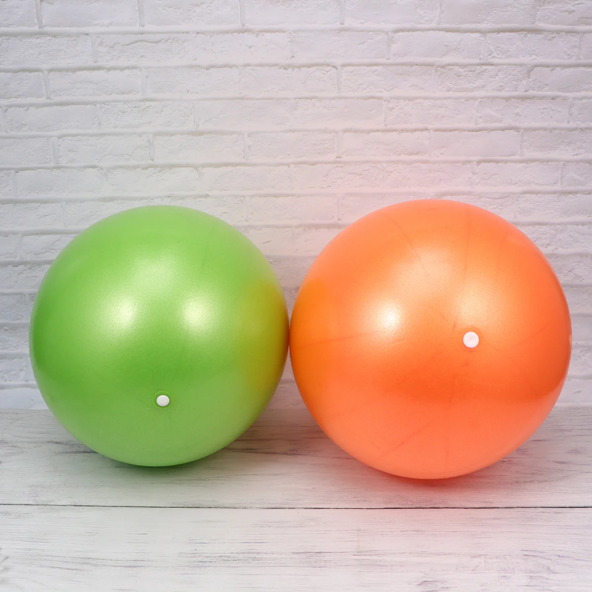 2 PCS Thicken Pilates Ball Anti-burst Yoga Balancing Stability Trainer PVC Exercise Balancer Exercising