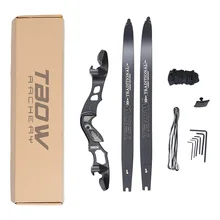 

American Recurve Bow Take Down Bow Aluminum Alloy Riser Outdoor Hunting Shooting bows 25-55lbs IBO 210FPS