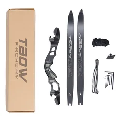 American Recurve Bow Take Down Bow Aluminum Alloy Riser Outdoor Hunting Shooting bows 25-55lbs IBO 210FPS