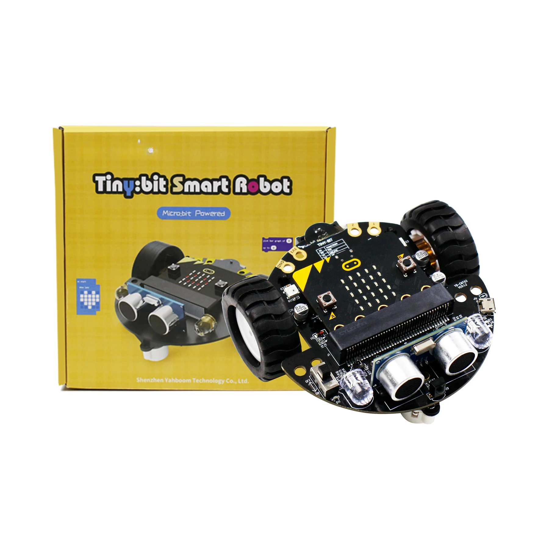 

Cost effective Tiny bit programming educational robot car compatible with BBC Microbit V2 V1.5 board