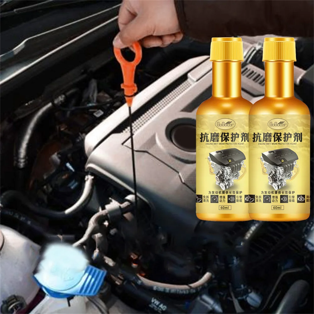 Car Engine Oil 2.02oz Wear Repair Agent Auto Protective Motor Restore  Additive Noise Reduction Antiwear Supplies Car engine care - AliExpress