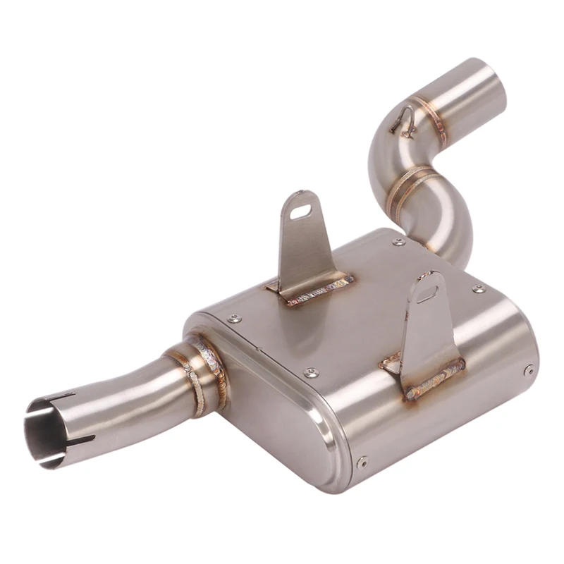 Motorcycle Exhaust Escape System Modified Middle Link Pipe Connect Original Muffler Slip On For QJMOTOR QJ600GS SRK600 SRK600RR - Image 5